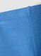 Blue ribbed stretch-cotton shorts for baby girls, regular fit_3