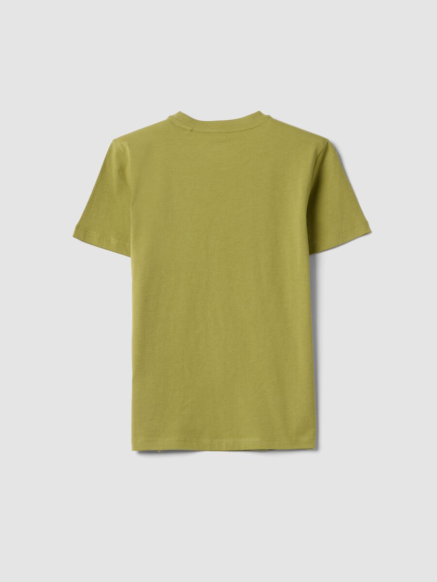 Green organic cotton short-sleeve T-shirt_1