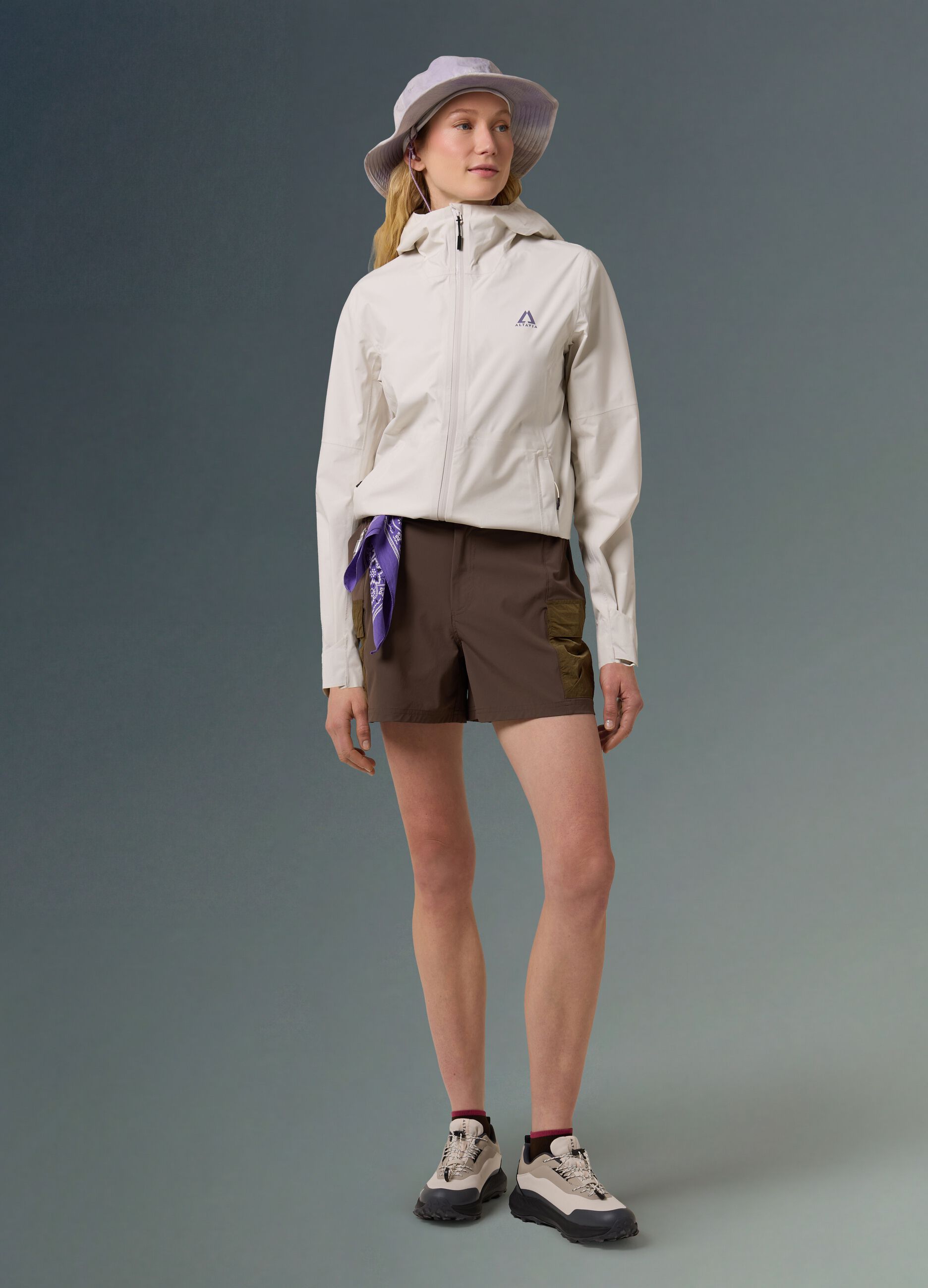 ALTAVIA rain shell jacket WITH DEBORAH COMPAGNONI