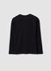 Black organic cotton T-shirt with "Let's get drip" slogan for boys_4