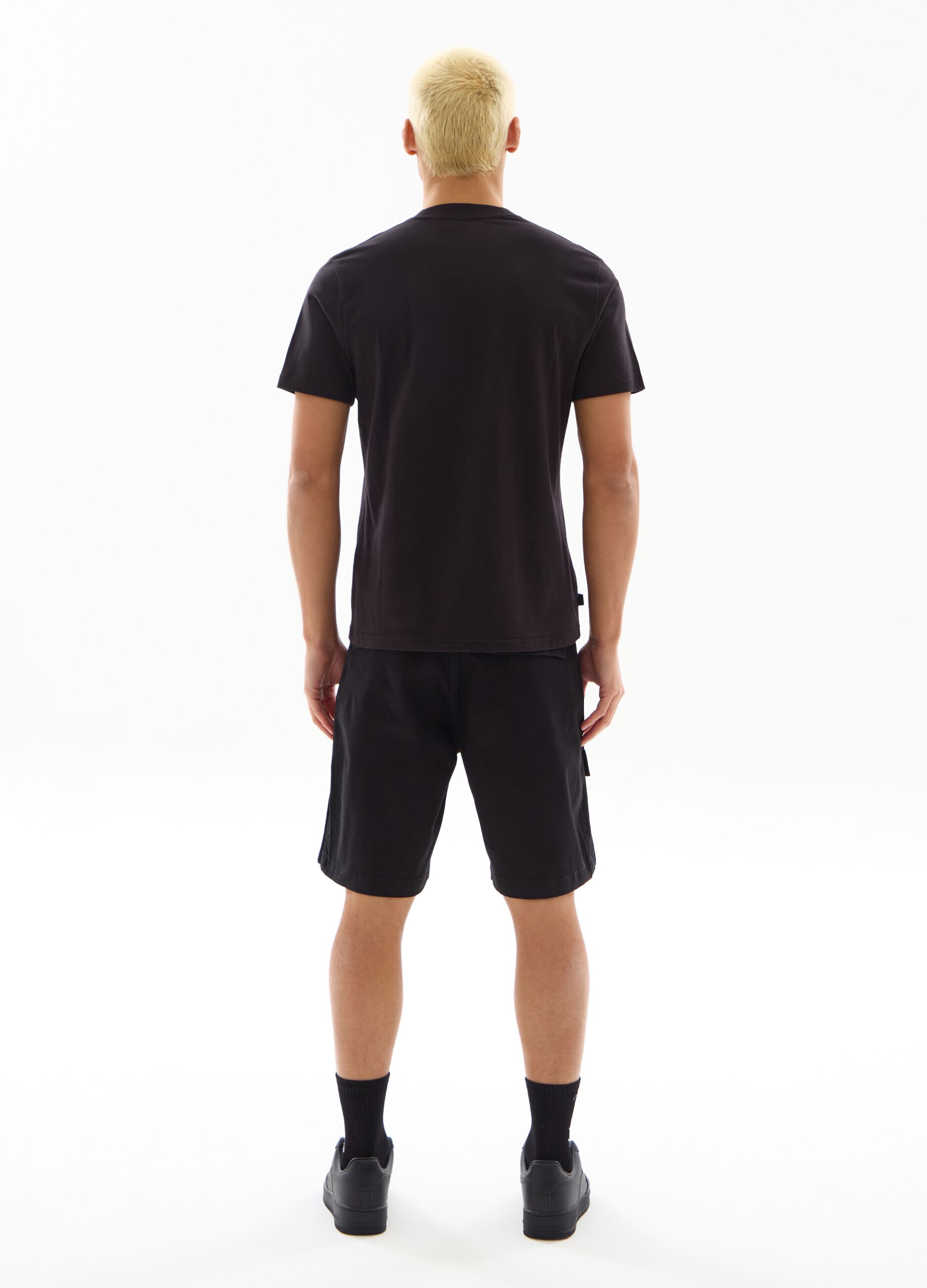 UTOPJA FOR THE SEA BEYOND cargo Bermuda shorts with logo embroidery