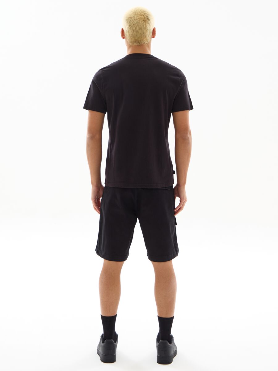 UTOPJA FOR THE SEA BEYOND cargo Bermuda shorts with logo embroidery_4