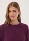 Purple stretch crew-neck pyjamas_0