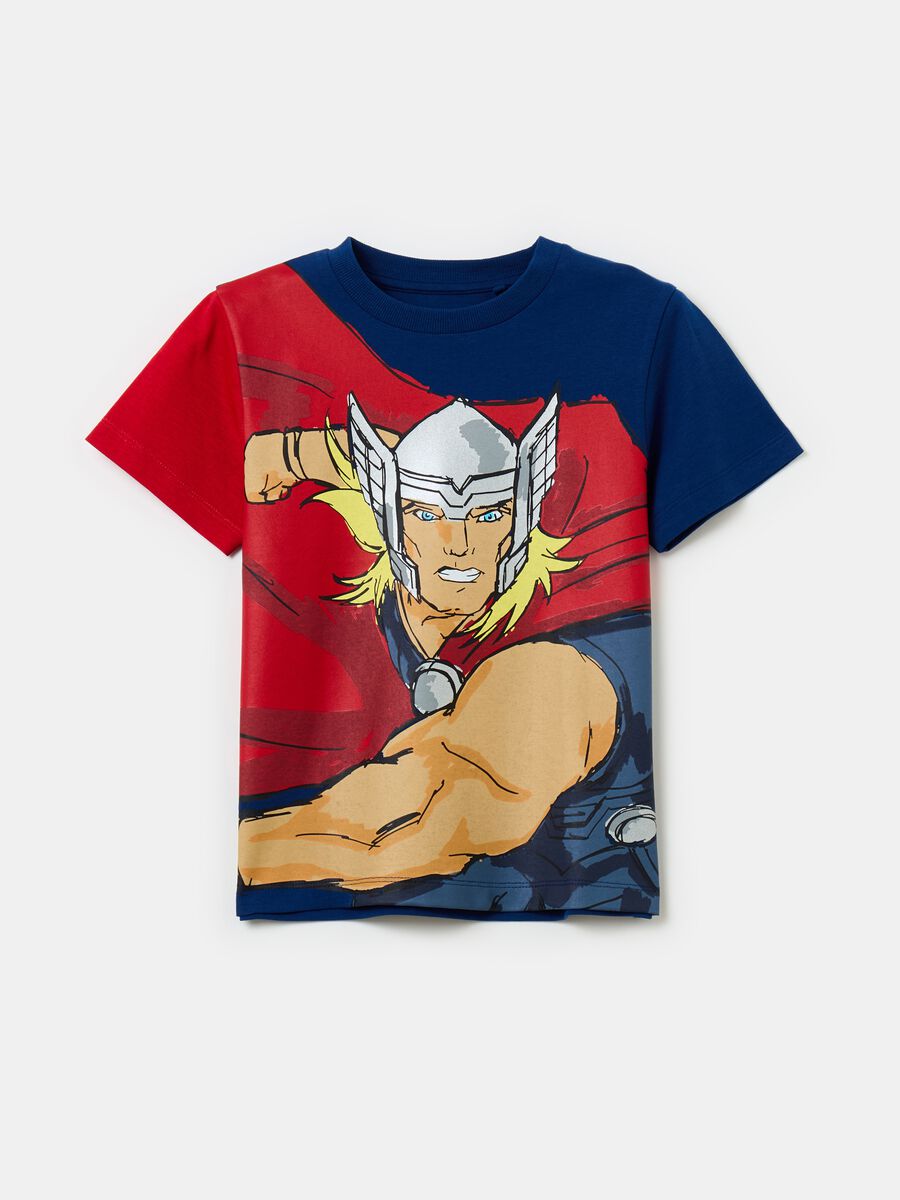 Camiseta de algodón estampado Thor_0