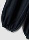 Blue pure cotton balloon-fit denim jeans_5