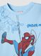 Boys' light blue short pyjamas in pure cotton with Spiderman_2