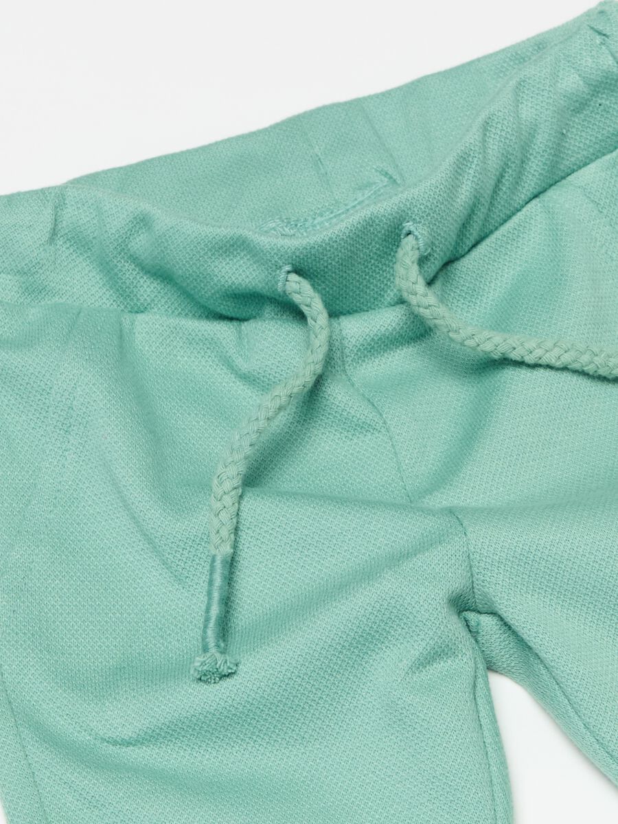 Joggers in organic cotton with drawstring_2