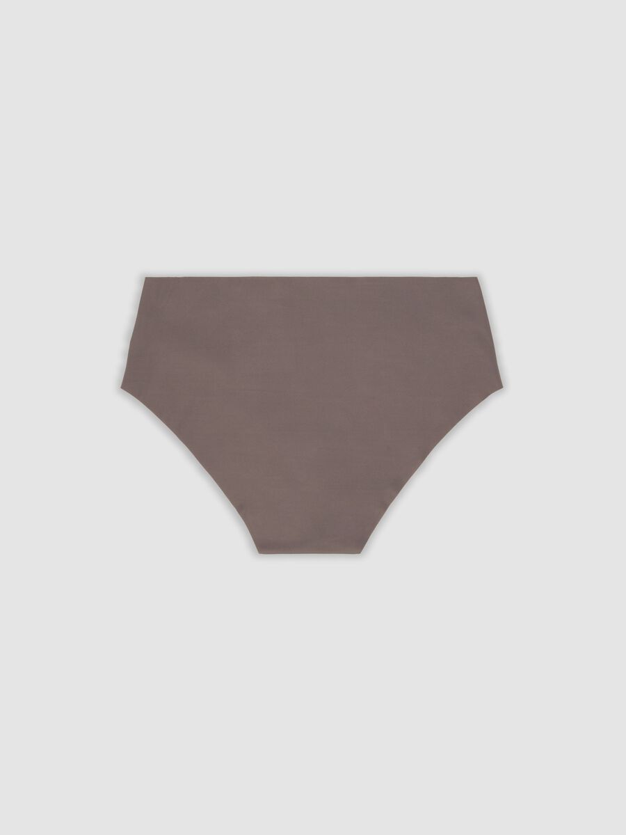 Grey hipster briefs in stretch microfibre with regular waist_6
