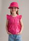 Pink pure cotton cap with peak_3