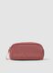 Pink zip wash bag with wrist strap_0