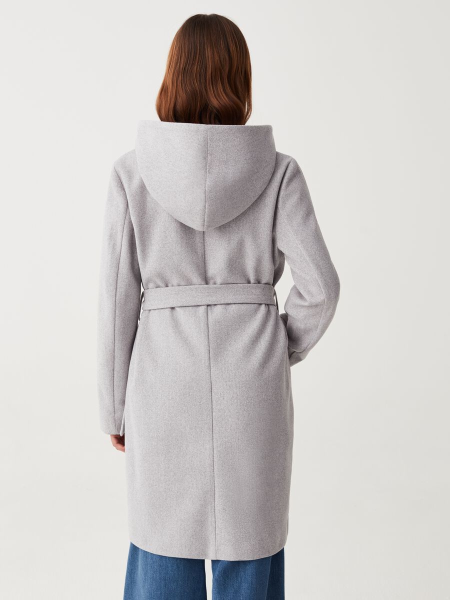 Long double-breasted coat with hood_2