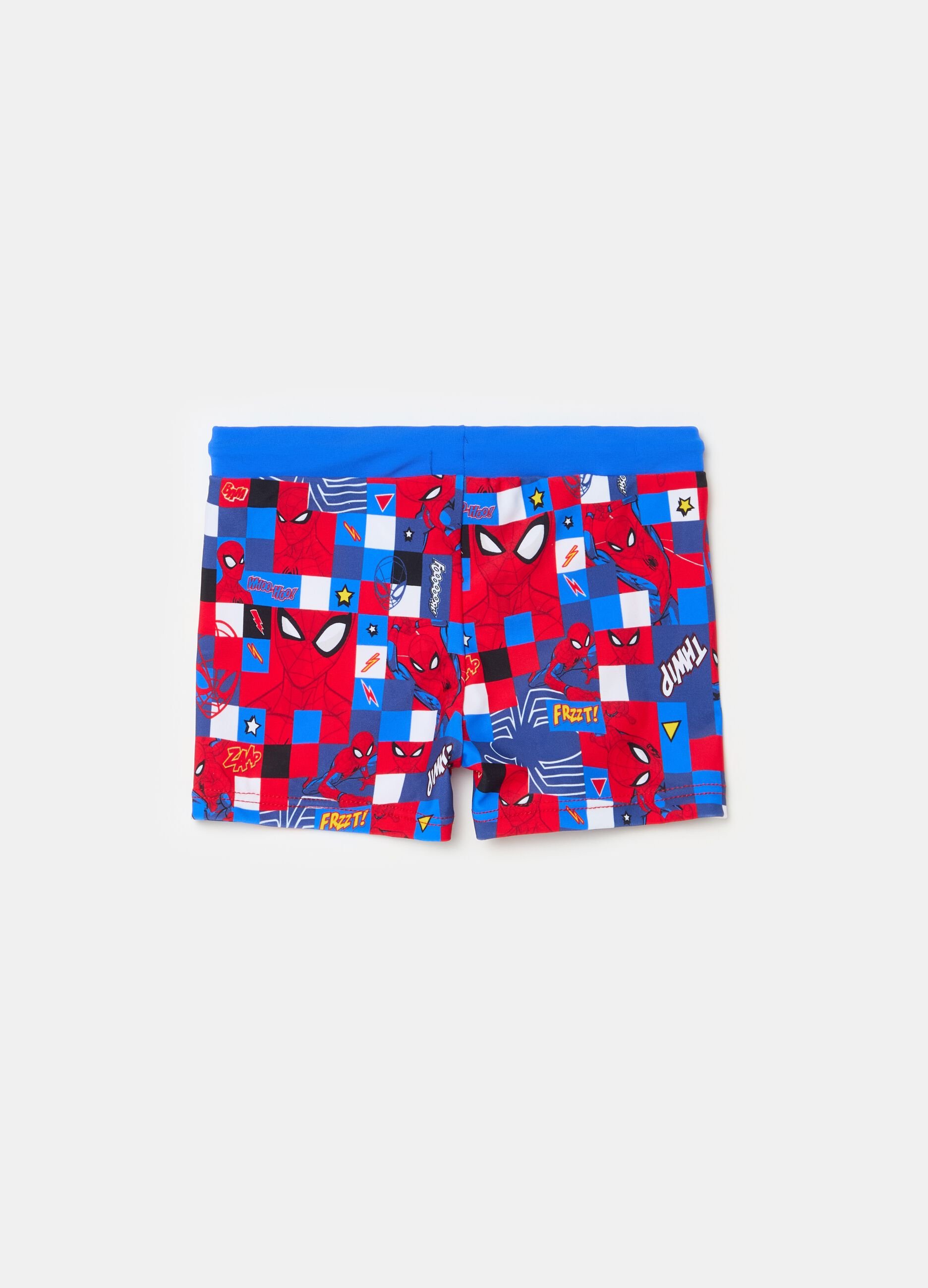 Spider-Man swimming trunks with drawstring