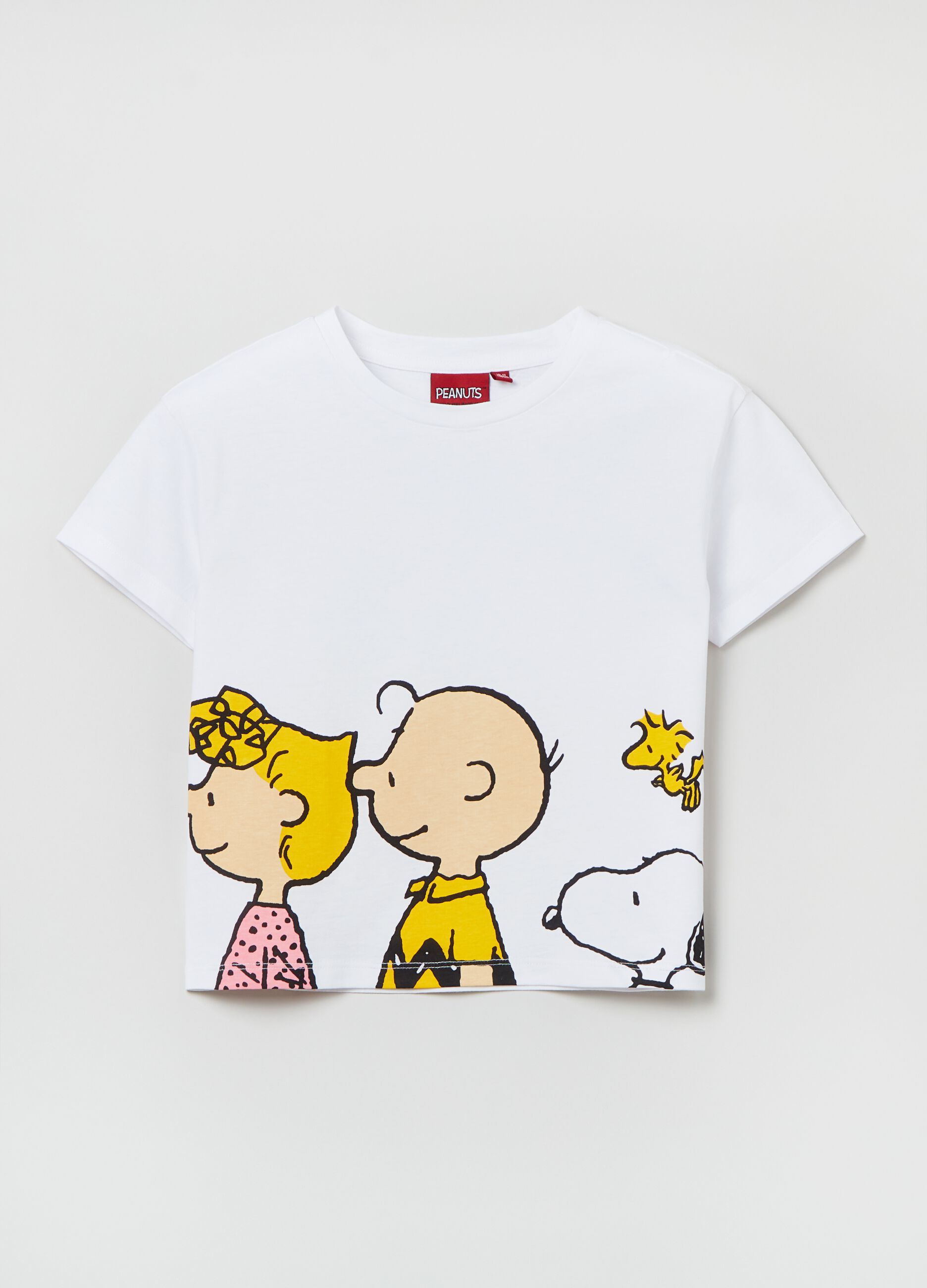 Camiseta de algodón con estampado de Snoopy