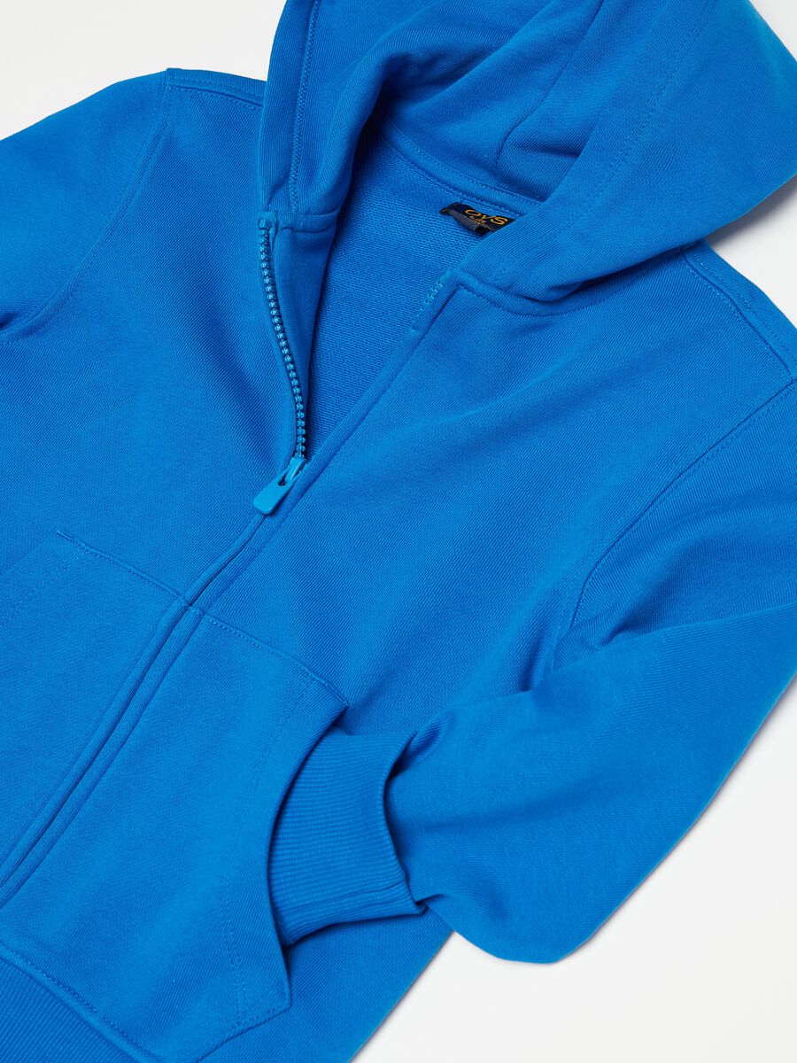 Essential organic cotton full-zip sweatshirt with hood_2