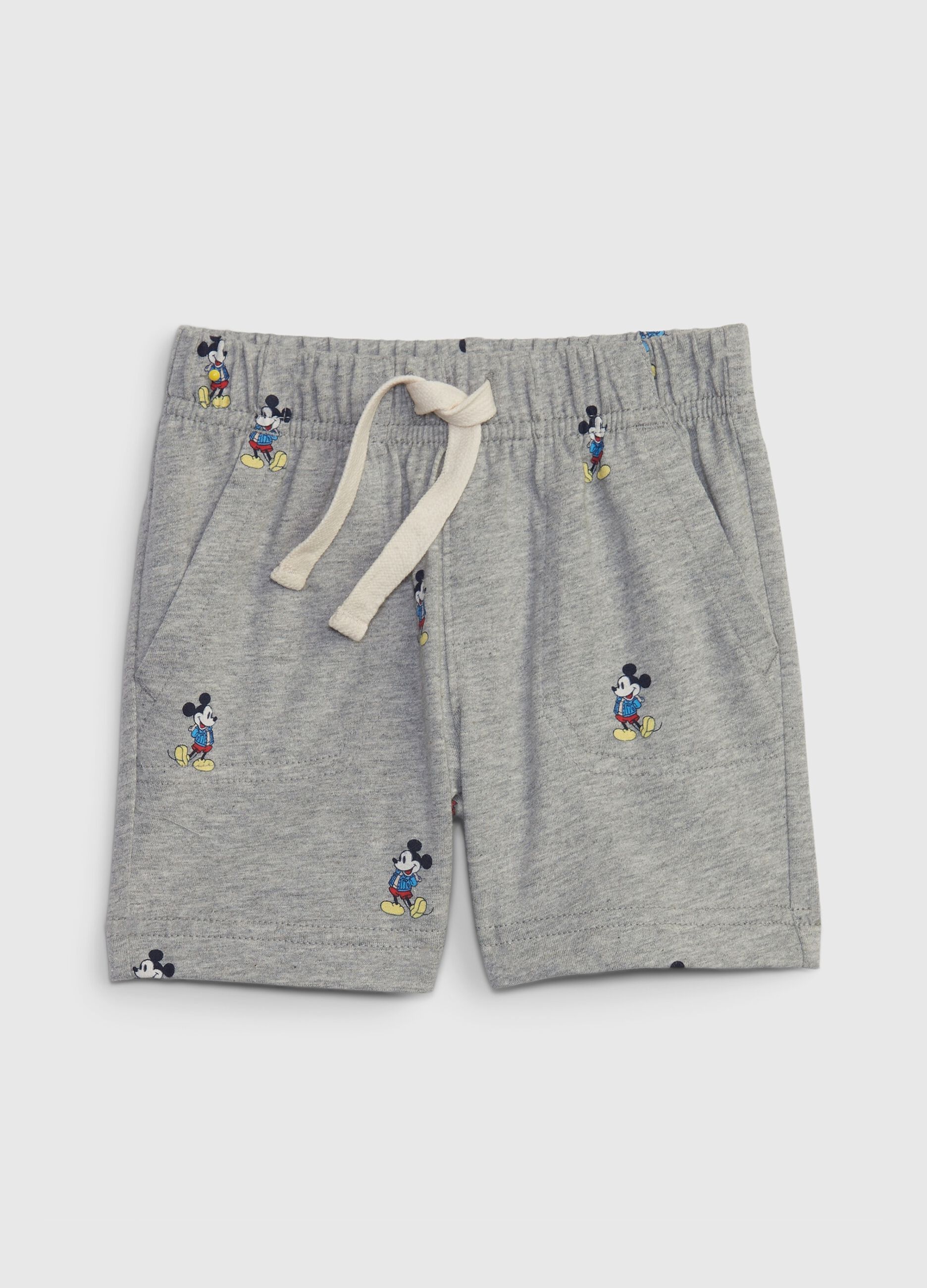 Shorts con cordón estampado Disney Baby Mickey