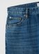 Straight fit blue jeans in pure cotton_5