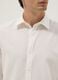 White regular fit linen-cotton blend shirt_3