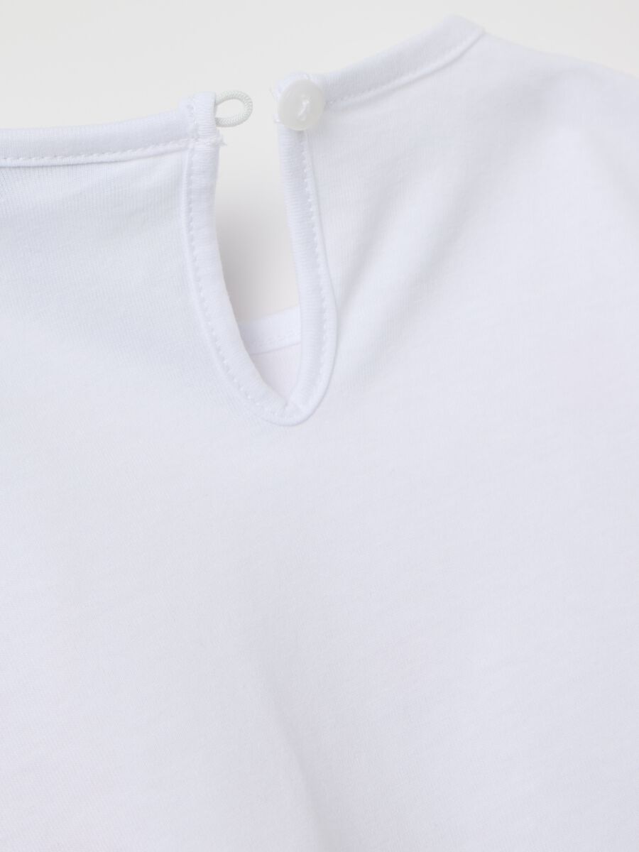 Cotton T-shirt with rabbits print_3