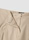 Beige stretch cotton palazzo trousers_5