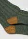 Short multicolour wool and silk blend socks_1