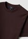 Brown relaxed-fit pure cotton short-sleeve T-shirt_6