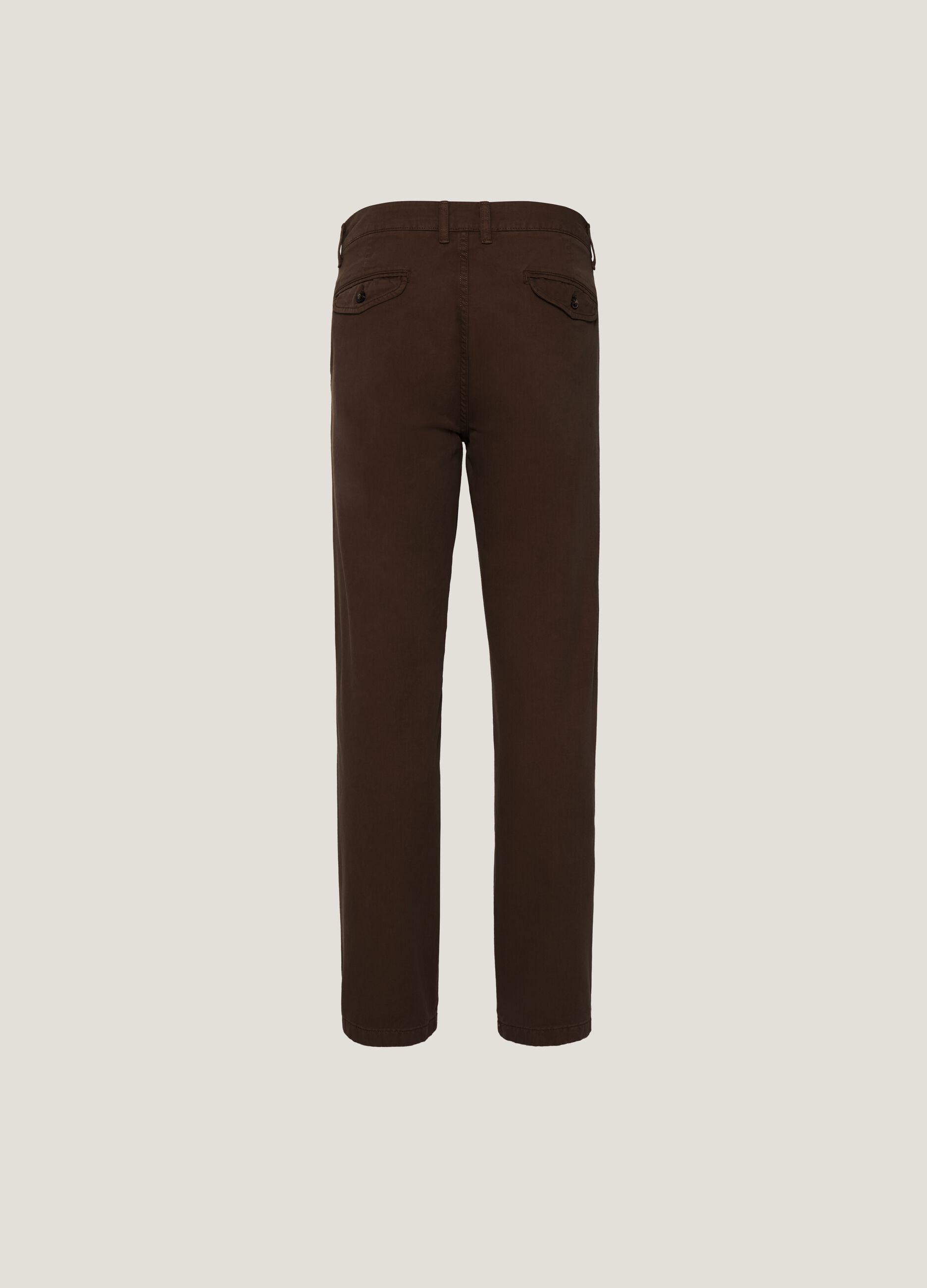 Chino trousers with darts