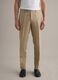 Beige Slim-Fit-Hose aus reinem Leinen_1