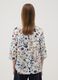 Wei&szlig;e Bluse aus Stretch-Baumwolle mit Blumenprint_3