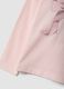 Pink pure organic cotton T-shirt with bow print for girls_3