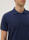 Blue pure cotton short-sleeve polo shirt, regular fit_3