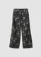Wide Leg Denim Dark Camo_0