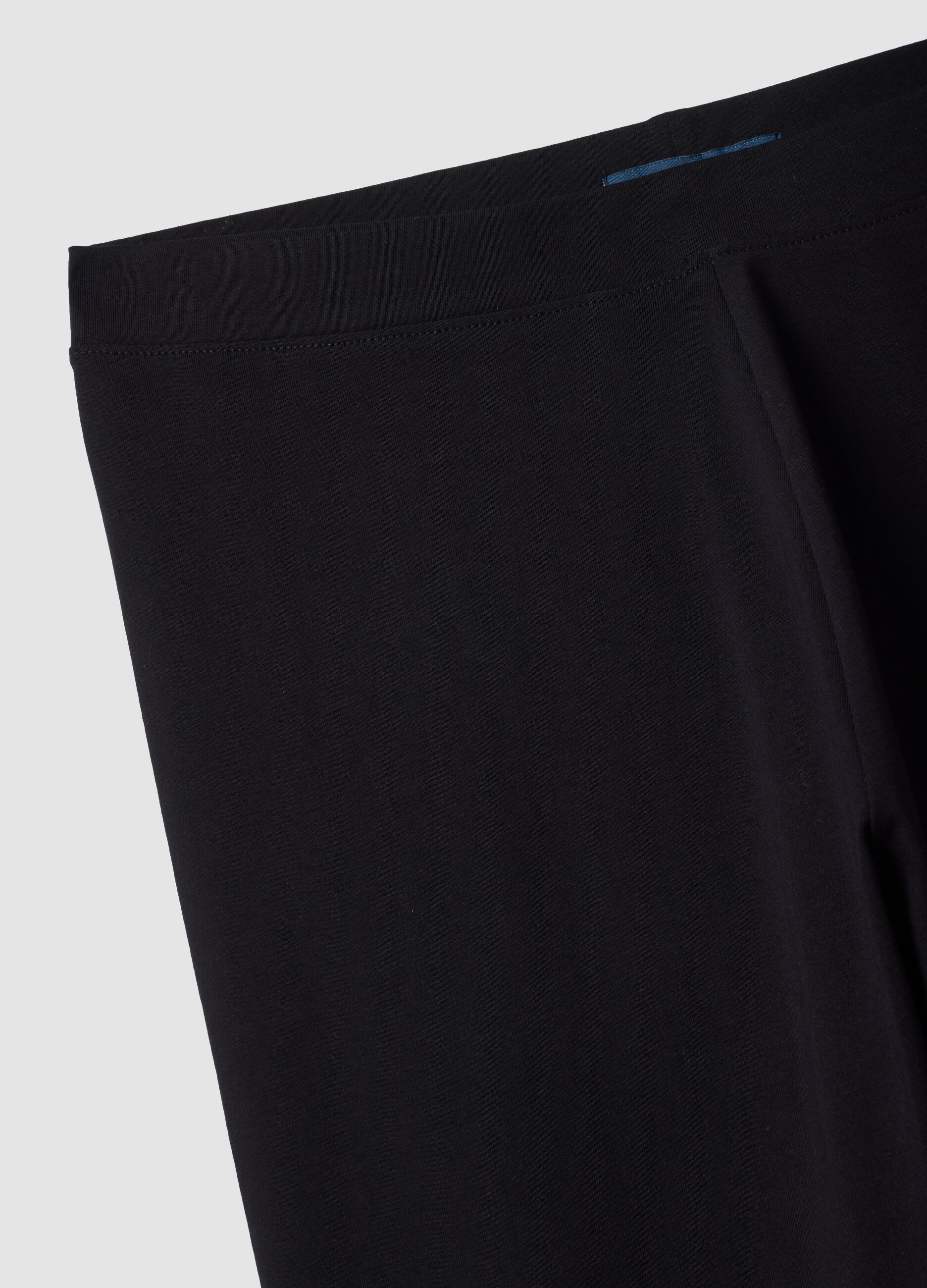Leggings neri in cotone elasticizzato skinny fit