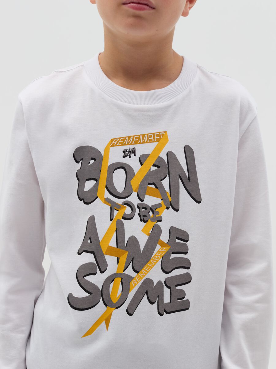 Long-sleeved T-shirt with print_1