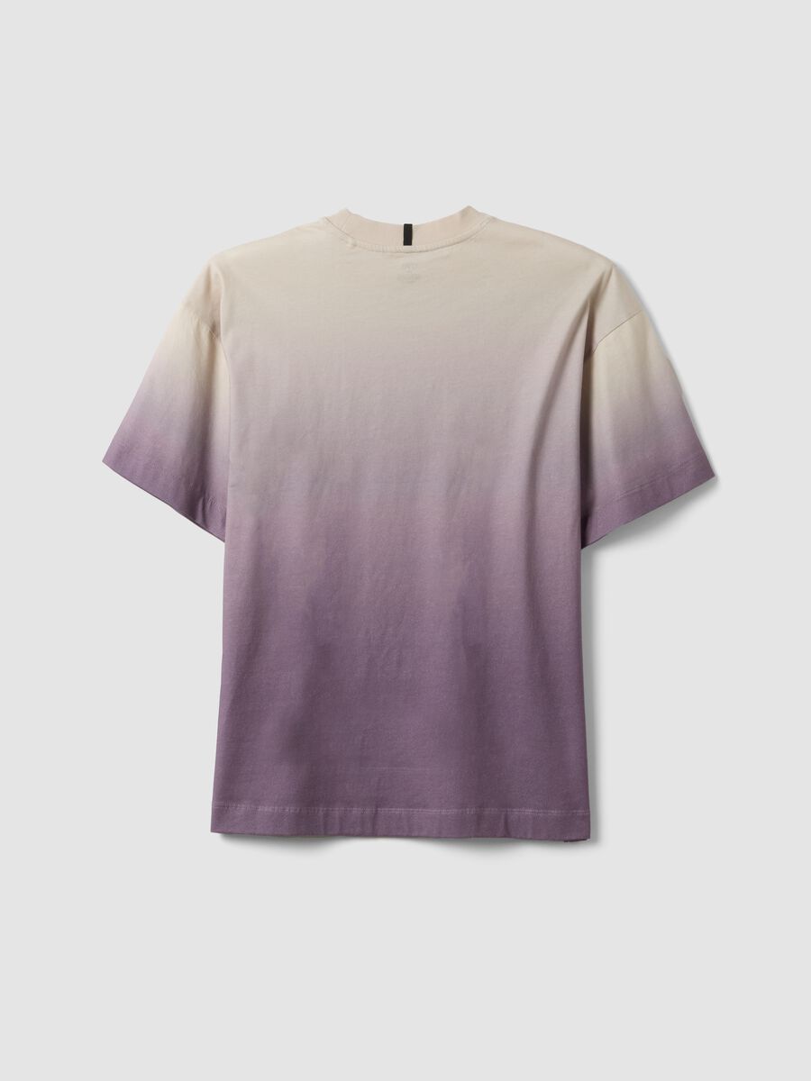 Pure cotton oversized d&eacute;grad&eacute; T-shirt for boys_1