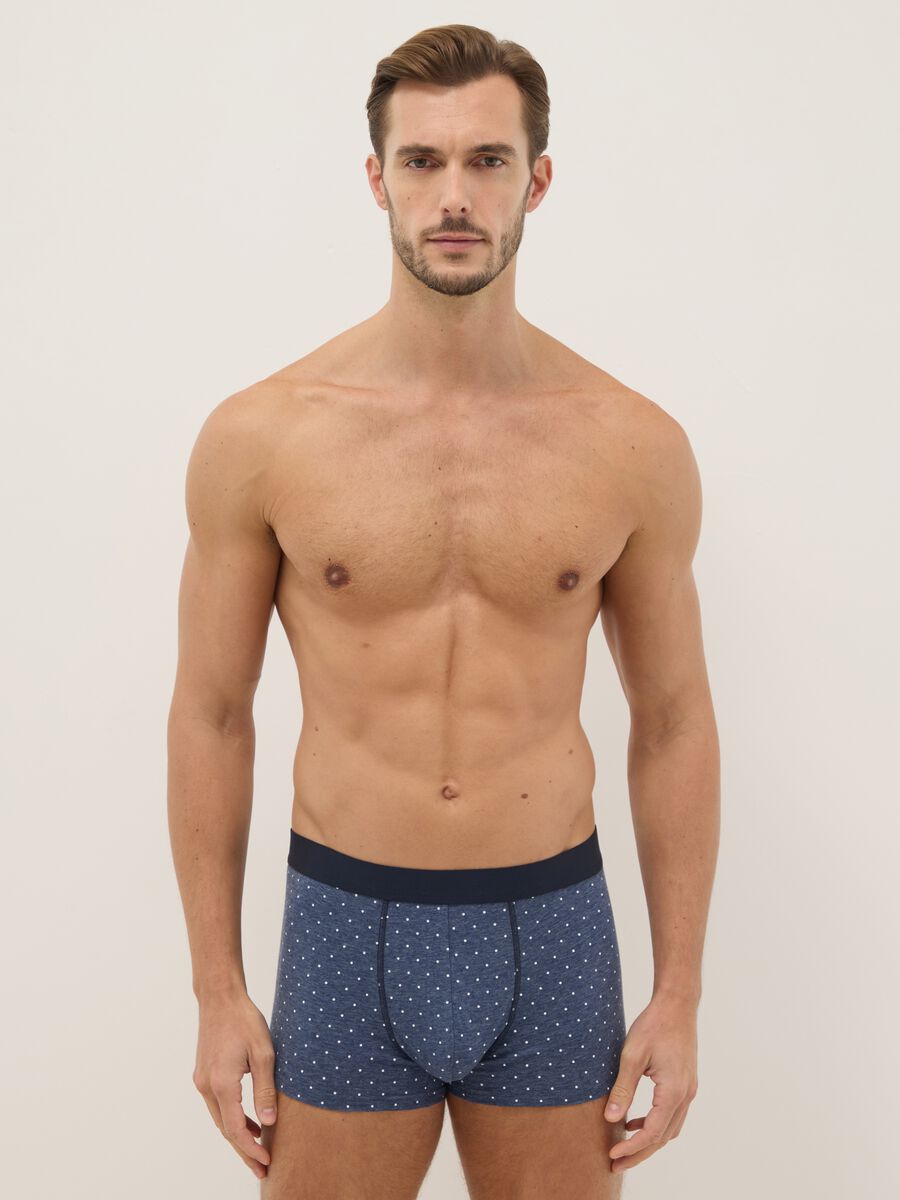 Multipack regular fit multicolour stretch cotton boxer briefs_0