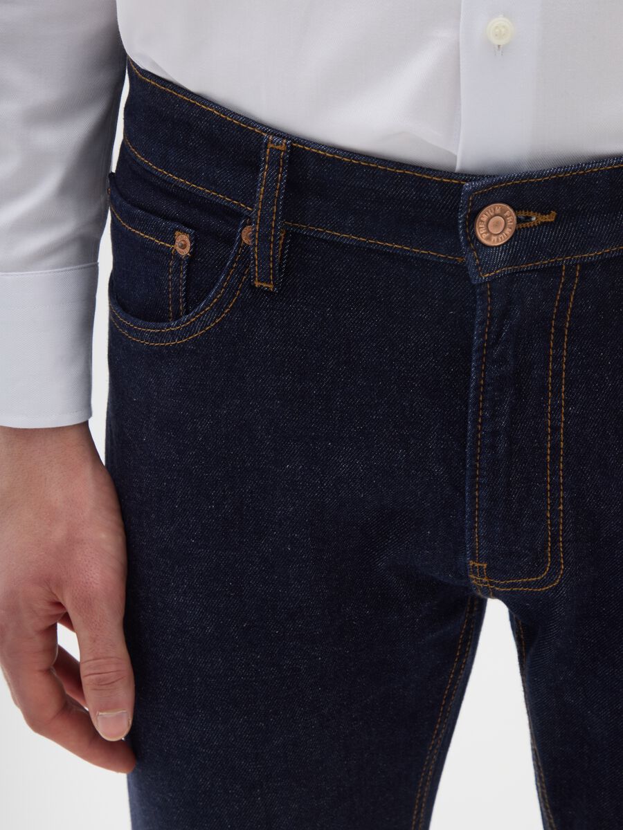 Slim Blue Jeans in Stretch Denim_3