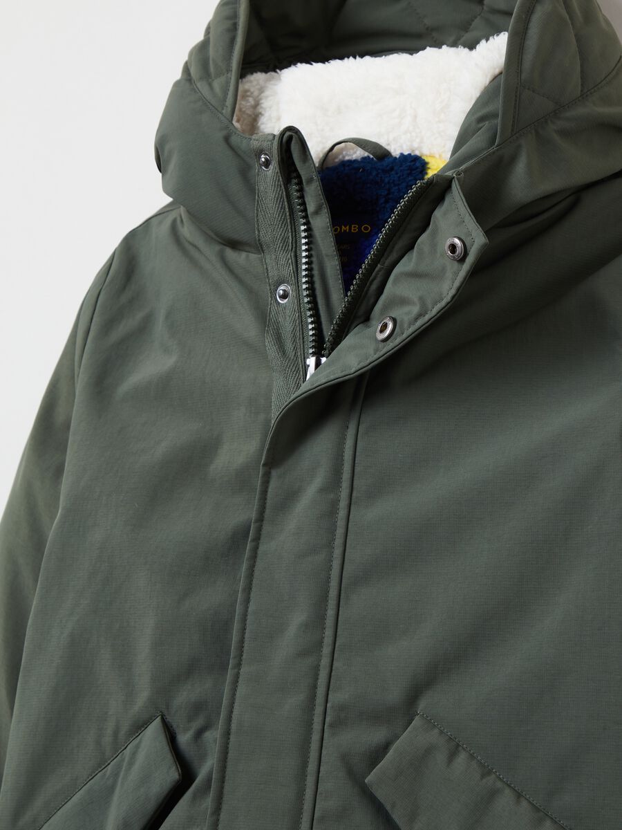 Parka with hood with sherpa lining_5