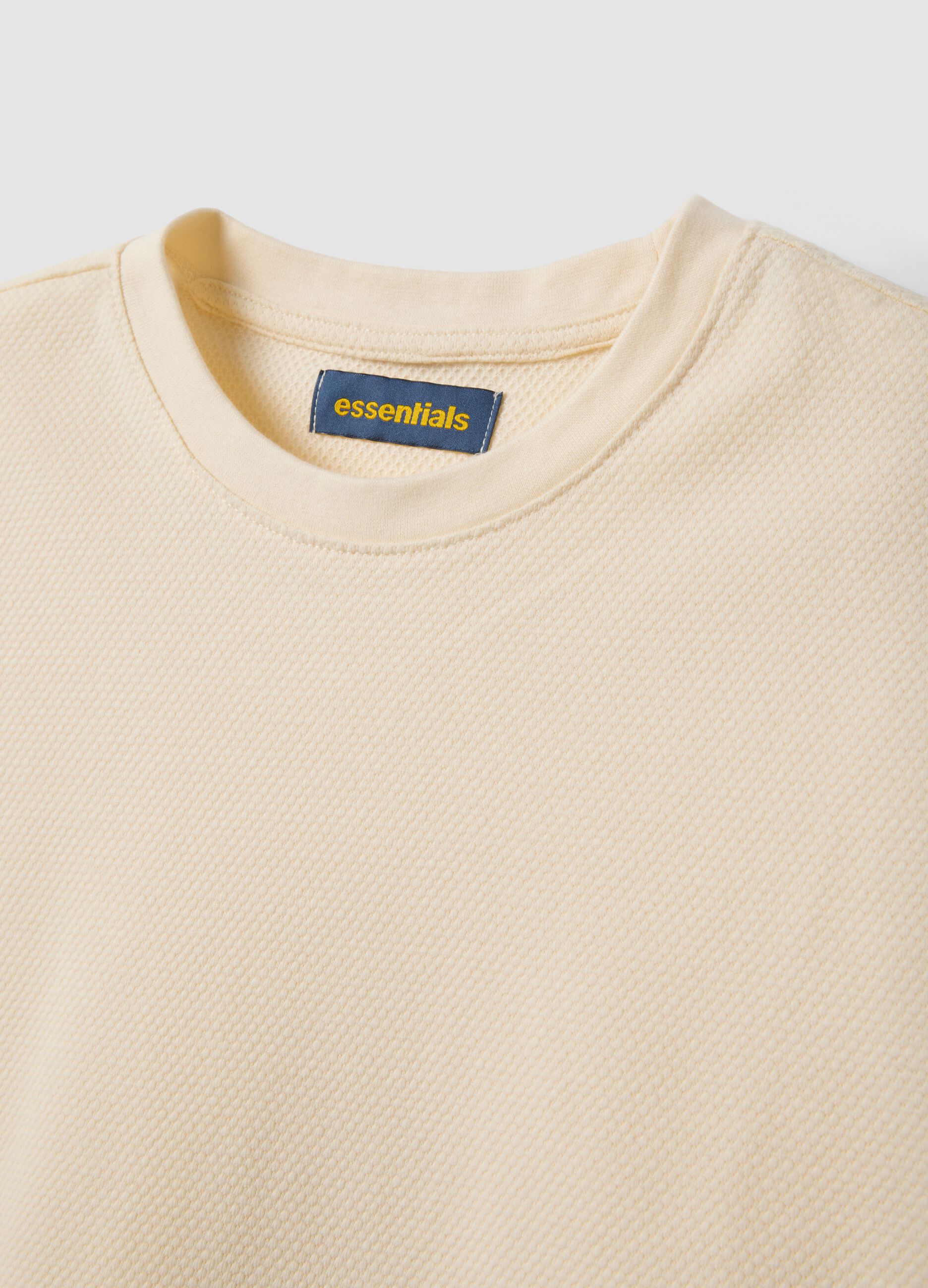 White short-sleeve pure cotton T-shirt