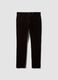 Braune Five-Pocket-Hose aus Stretch-Baumwolle_0
