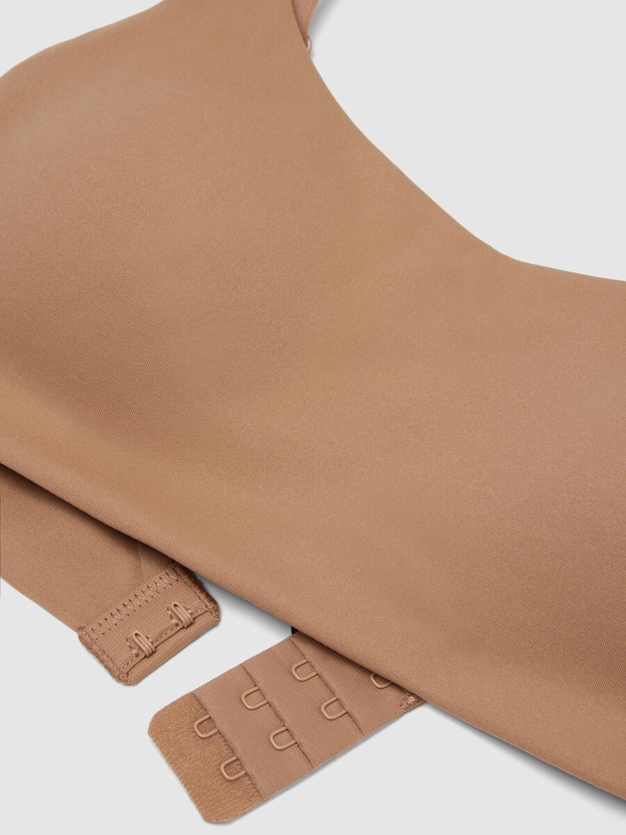 Beige bralette bra with removable padding_1