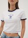 White stretch cotton T-shirt with Stitch print, regular fit_2