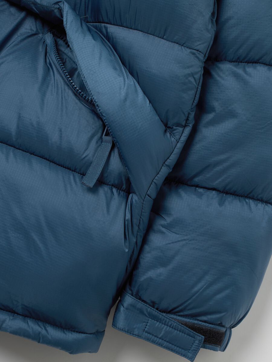 Petrol Blue The Iconic Puffer with Adjustable Hood_6