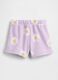 Shorts aus Baumwollmix mit Blumenprint_1