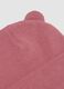 Pink knitted viscose-blend hat with ears_2