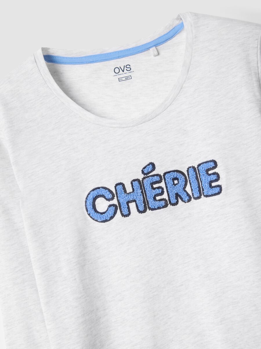 Multicolour organic cotton pyjamas regular fit with inscription_5