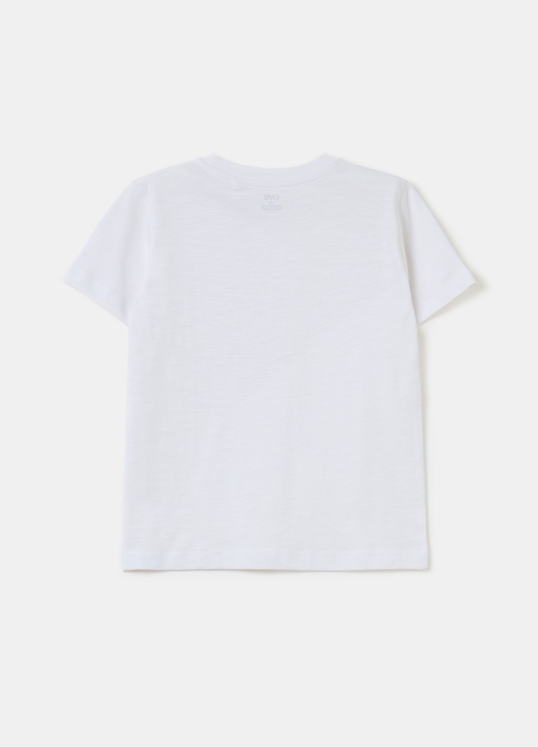 Camiseta de algodón con bolsillo