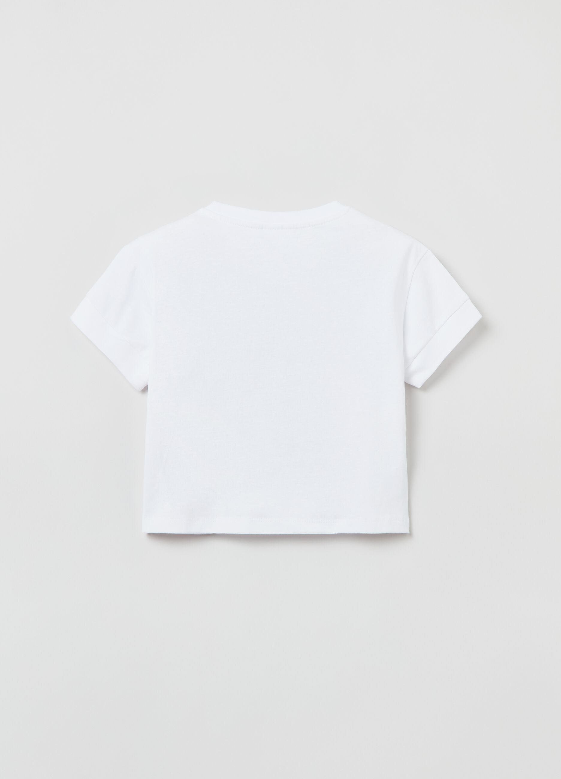 Cotton T-shirt with Sailor Moon print