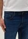 Slim fit blue stretchy cotton jeans with five pockets_3