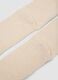 Beige stretch-fabric socks with reindeer motif_2
