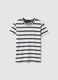 Multicolor gestreiftes T-Shirt aus Baumwollmischung, Regular Fit_4
